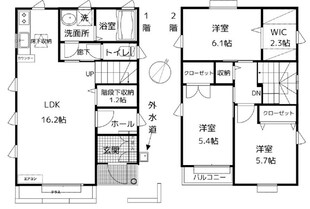 東山田町戸建の物件間取画像